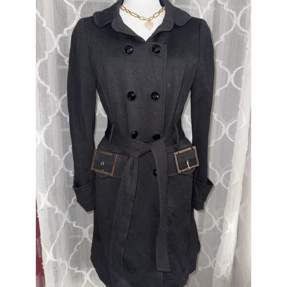 Vintage By Victoria, Victoria Secret Black Long Dress Peacoat Size 8 - Picture 1 of 4